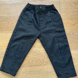 Zara Kids Charcoal Formal Trousers